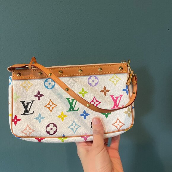 Multi-colored Louis Vuitton Pochette - Like New - Picture 10 of 14